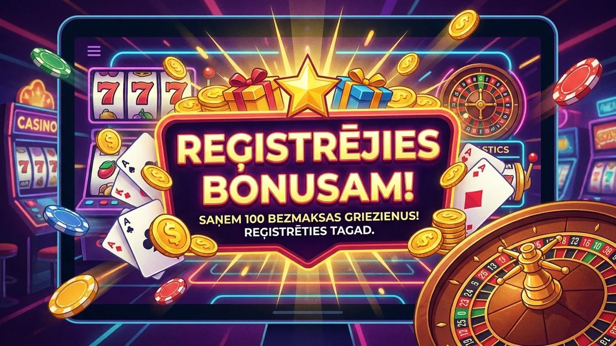 Reģistrācija ar bonusu